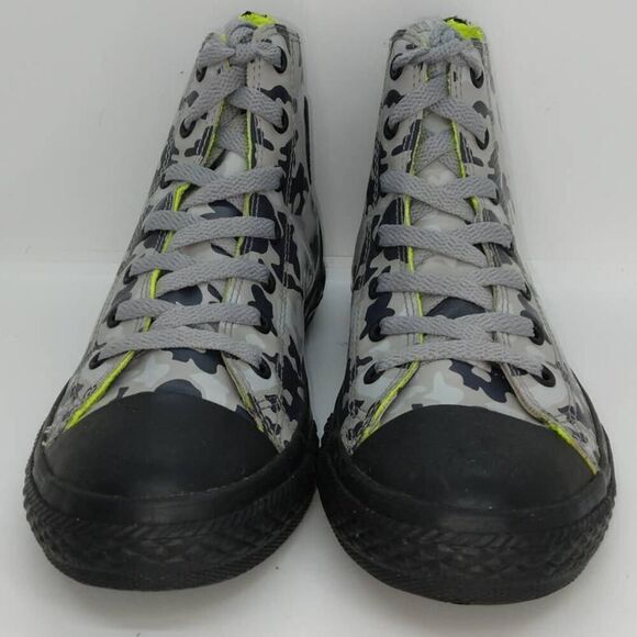 Converse Chuck Taylor Hi Top Camo Rubber Pre-owned Women's Sneakers - sz. 5 WOW! - Picture 2 of 6